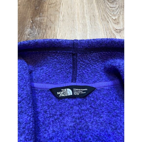 The North Face Womens Full-Zip Fleece Jacket Purple Size XS - Picture 7 of 7